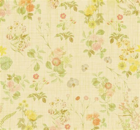 Vintage Yellow Floral Wallpapers - 4k, HD Vintage Yellow Floral ...