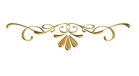 Gold Swirl PNG Isolated File - PNG Mart