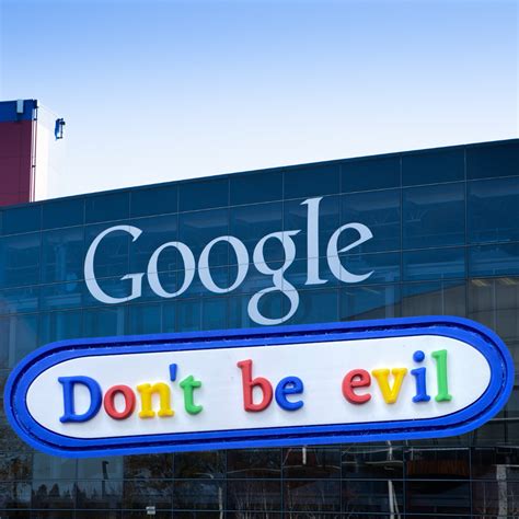 "Don't be evil", said Google. | Violent Little Machine Shop