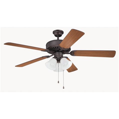 Craftmade Pro Builder 52 in. Indoor Ceiling Fan with 3 Lights - Walmart.com