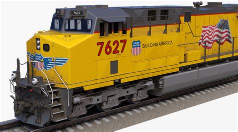 Locomotive ge es44ac union pacific 3D model - TurboSquid 1423025