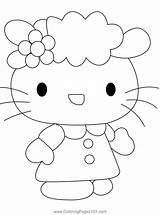 Hello Kitty Coloring Pages To Print Out sketch template