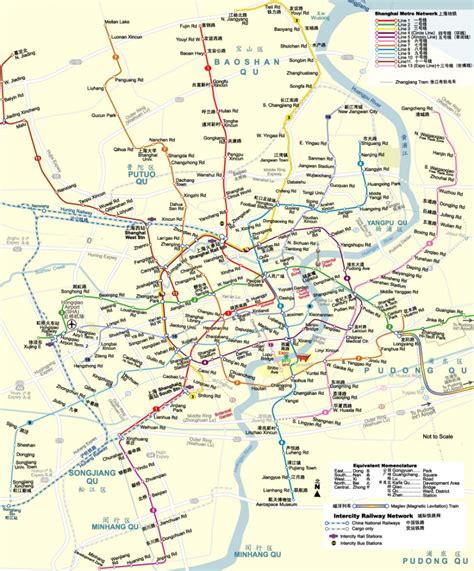 Printable Shanghai Metro Map for 2023 - China Mike