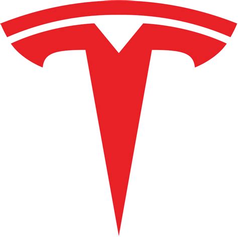 Tesla Logo Red