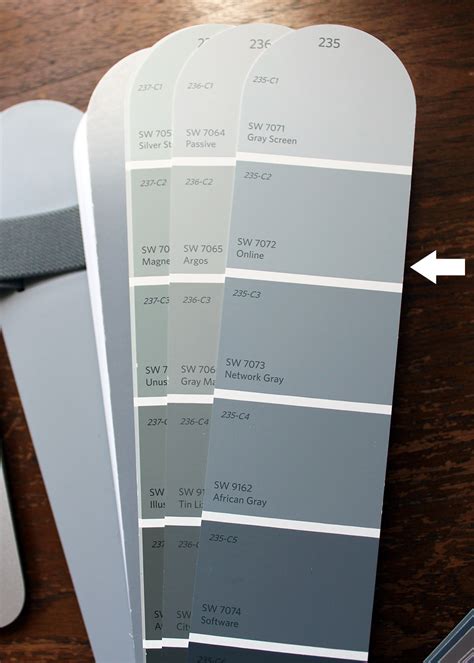 Blue Grey Wall Paint Colors - Hal Grijze Done Considering Verven Stijlvolle Overloop ...