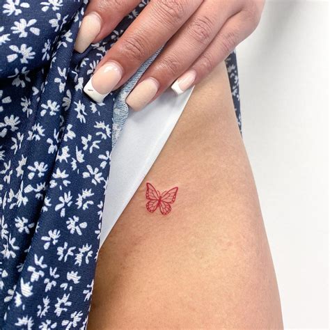 46 Red Butterfly Tattoo Designs with Meanings That Will Amaze You