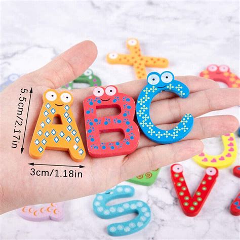 1Set Magnetic Learning Alphabet Letters Fridge Magnets Refrigerator ...