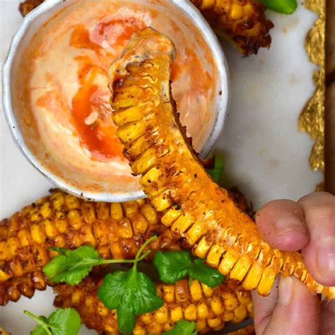 How To Make Spiced Corn Ribs (Corn 'Riblets') - Alphafoodie