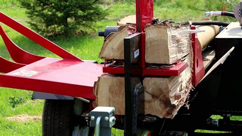 42 Ton Log Splitter with 4 way wedge and hydraulic lift | Doovi