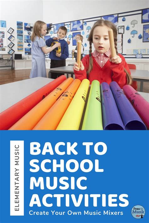 Back to School Activities for Elementary Music | Music Mixers | Frau Musik USA | Music ...