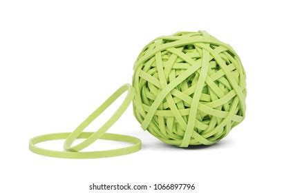 Rubber Band Ball Isolated On White Stock Photo 1066897796 | Shutterstock