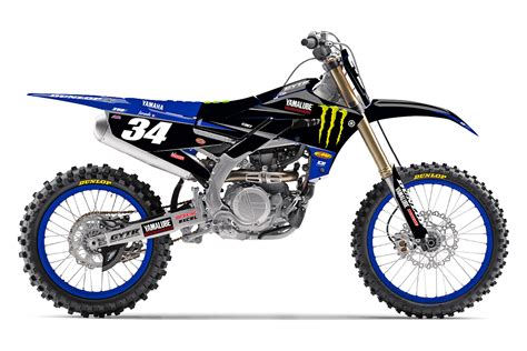 D'cor Visuals® - Yamaha YZ250 2020 2019 Star Racing Style Graphic Kit ...