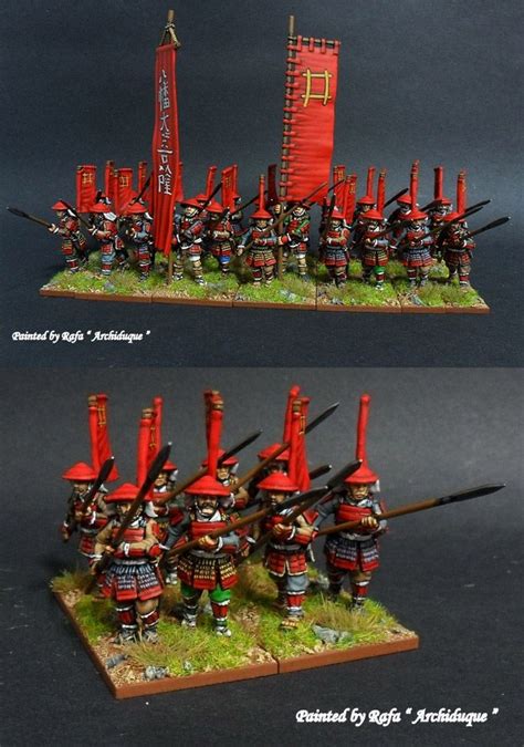 Archiduque - Ashigaru de Perry y Kingsford. Miniature Games, Miniature Figures, Miniature Art ...