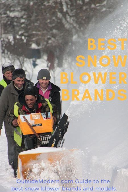 Best Snow Blower Brands for a Quick Winter Clean Up. | OutsideModern