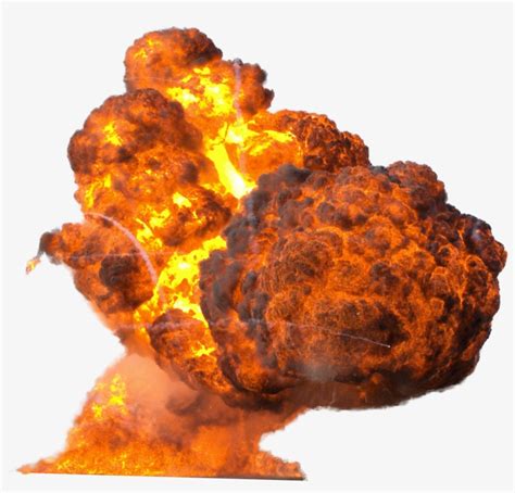 Big Explosion With Fire And Smoke Png Image - Explosion Transparent ...