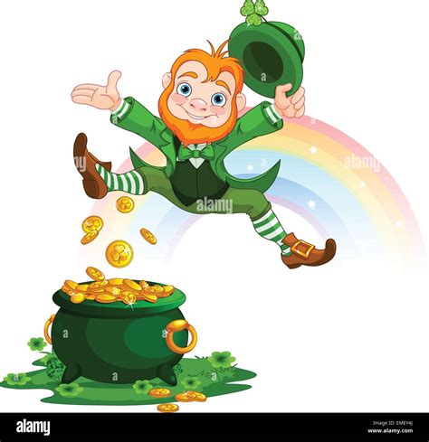 Leprechaun rainbow hi-res stock photography and images - Alamy