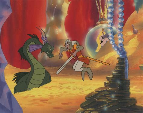 Dragon's Lair Production Cel - ID:julydragonslair0321 | Van Eaton Galleries