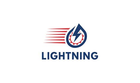 Lightning logo design 25420676 Vector Art at Vecteezy