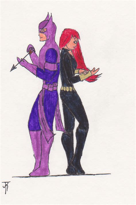 Hawkeye & Black Widow - Hawkeye & Black Widow Fan Art (26370200) - Fanpop