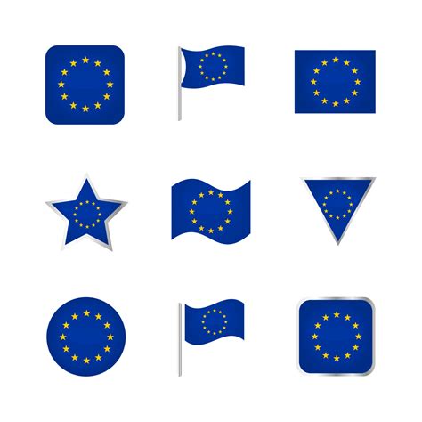 Europe Flag Icons Set 2964147 Vector Art at Vecteezy