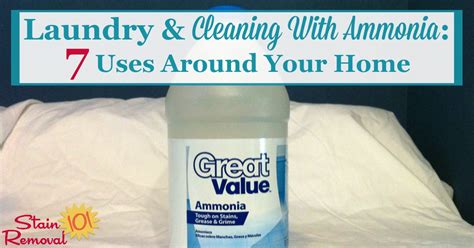 Laundry & Cleaning With Ammonia: 7 Uses Around Your Home