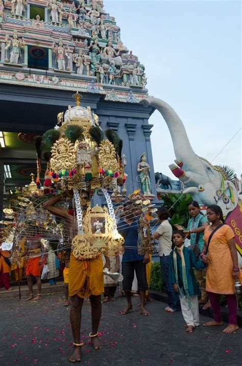 Thaipusam Kavadi Carrier editorial photo. Image of carrying - 82938136