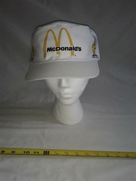 Vintage 1980s McDonald’s ADULTS Hat, NOS, ADVERTISING CAP, GIVE AWAY ...