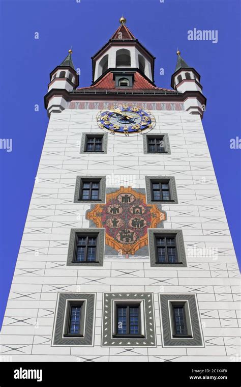 Munich Old Town Hall Stock Photo - Alamy