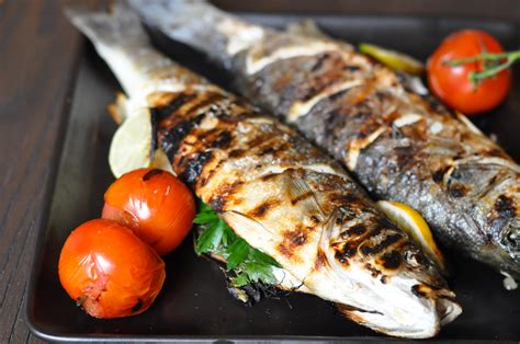 Grilled Branzino With Green Harissa | Amy Glaze's Pommes D'Amour