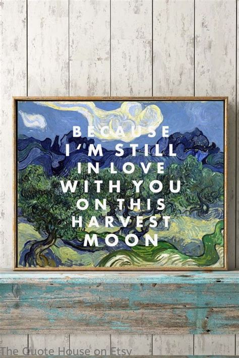 HARVEST MOON Lyrics Print, Neil Young Print, Song Lyrics, 11x14 Art Print, Living Room Decor ...