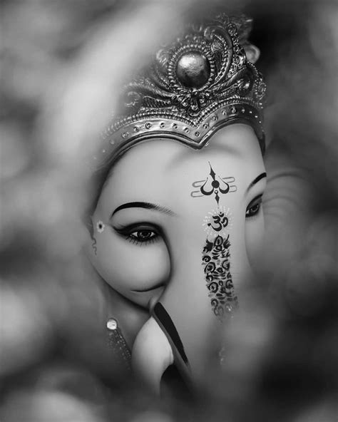 Top 999+ Ganesh Black And White Wallpapers Full HD, 4K Free to Use