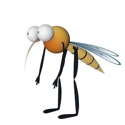 3D Funny mosquito - TurboSquid 1763825