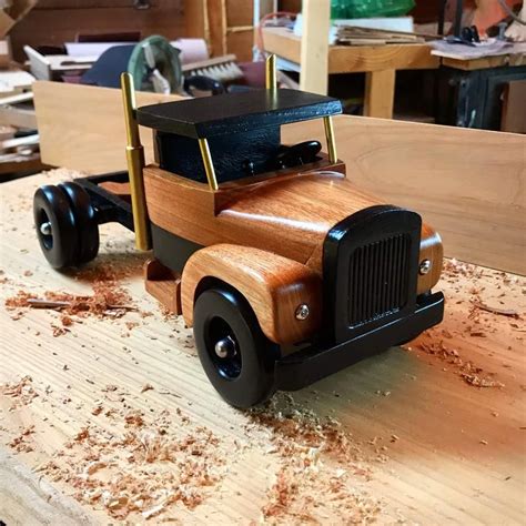 Wooden truck Matt Vintage car retro truck | Etsy | Wooden truck, Wooden toy trucks, Wooden