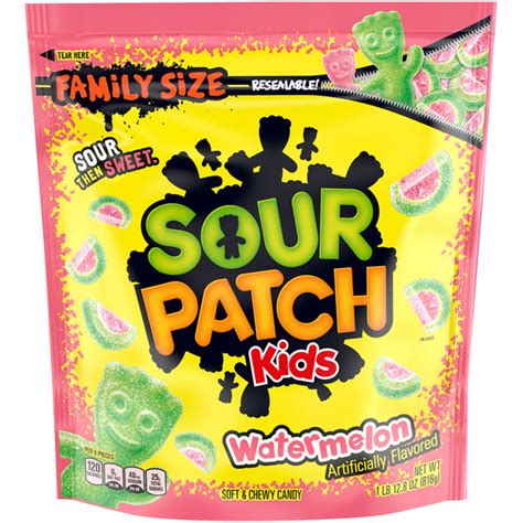 SOUR PATCH KIDS Watermelon Family Size | Food | My Commissary | My ...