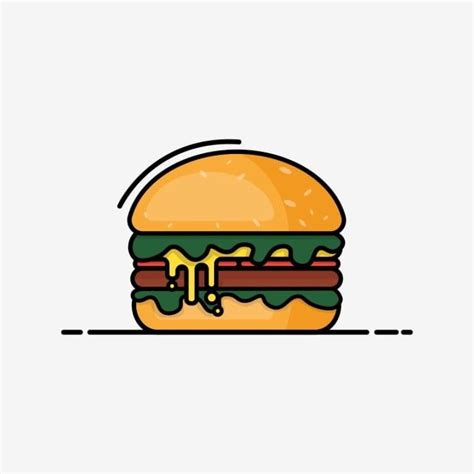 Burger Vector Icon, Burger Icons, Cheeseburger Clipart, Burger PNG and Vector with Transparent ...