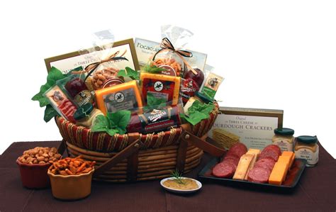 Savory Favorites | Cheese gifts, Cheese gift baskets, Meat and cheese