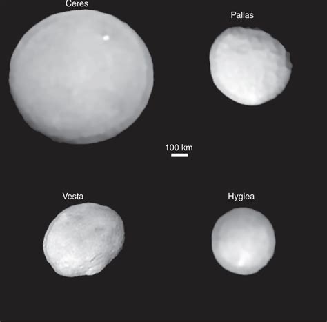 VLT/SPHERE deconvolved images of the four largest main belt objects The ...