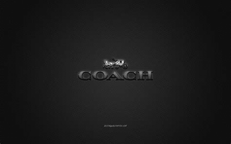 Coach logo, metal emblem, apparel brand, black HD wallpaper | Pxfuel