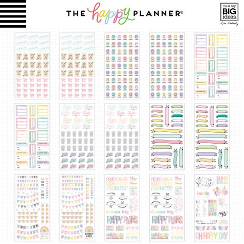 Happy Planner Sticker 100 Sheet Value Pack | OfficeSupply.com