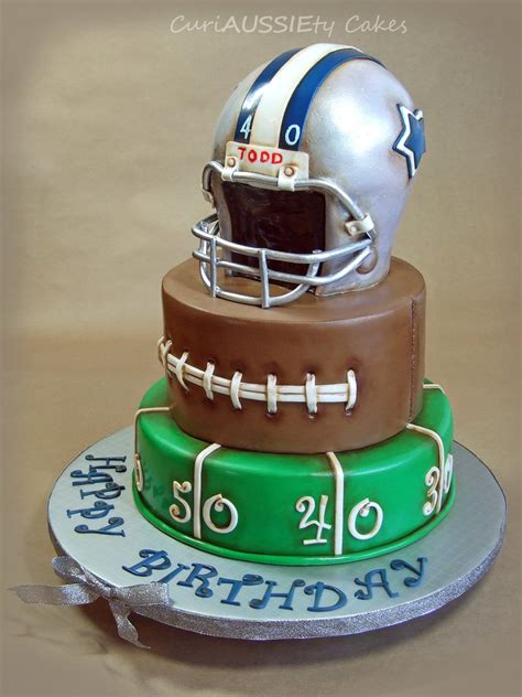 Vintage "dallas Cowboys" Football Cake - CakeCentral.com