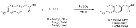 Synthesis of Naproxen Esters | Download Scientific Diagram