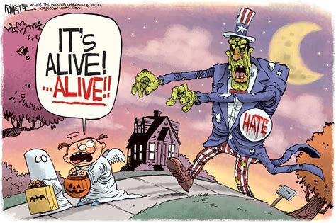 Political cartoons: Halloween, Trump and midterm elections