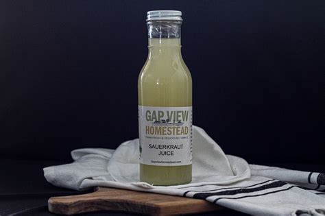 Sauerkraut Juice | Shop Organic Fermented Foods | Gap View Homestead