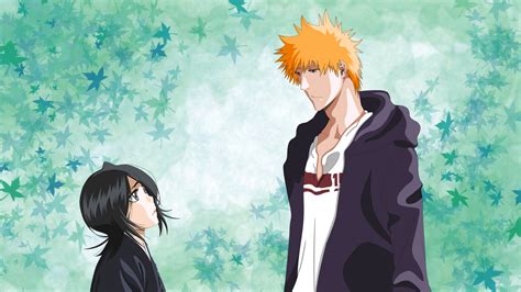 Bleach - Rukia and Ichigo Wallpaper by Giamini on DeviantArt