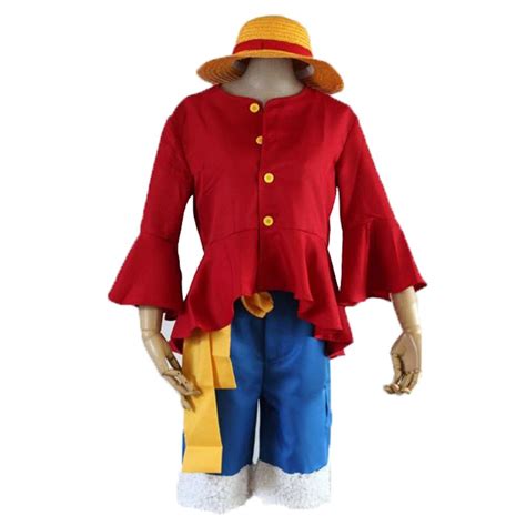 One Piece Monkey D. Luffy Complete Costume Cosplay | One piece cosplay, One piece, Cosplay costumes