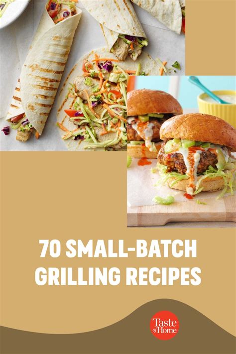 There's nothing quite like grilling on a beautiful day! Serving 2-4, these small-batch grill ...