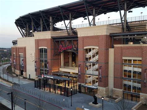 Gate Precast Truist Park Atlanta Braves Baseball Stadium Exterior ...