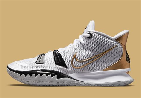 Nike Kyrie 7 White Black Gold CT4080-101 – Basketball New Shoes Cheap