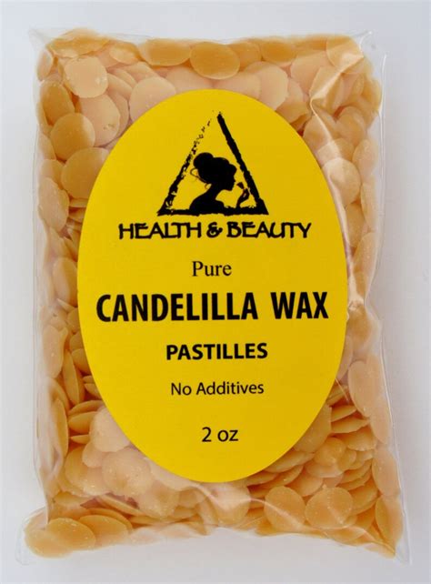 2 Oz CANDELILLA WAX Flakes Organic VEGAN Pastilles Beards - Etsy