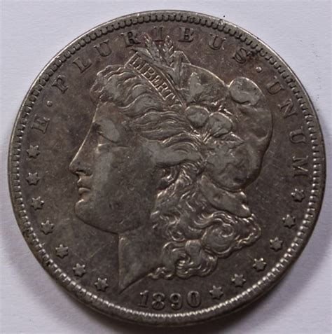 1890-CC MORGAN SILVER DOLLAR